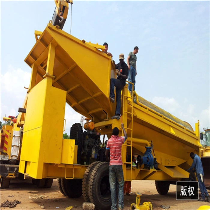 Keda Gold Mineral Separator Trommel Screen Ore Washing Processing Equipment Dilamond Gold Wash Plant