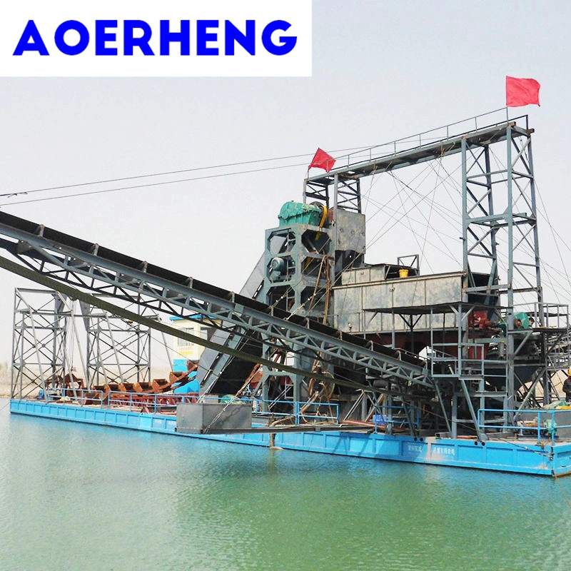 Reliable Performance Bucket Chain Mining Dredger for Gold