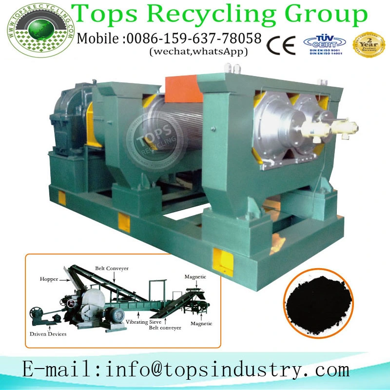 Scrap Tyre Recycling Plant Used Waste Tire Recycling Machine Plan