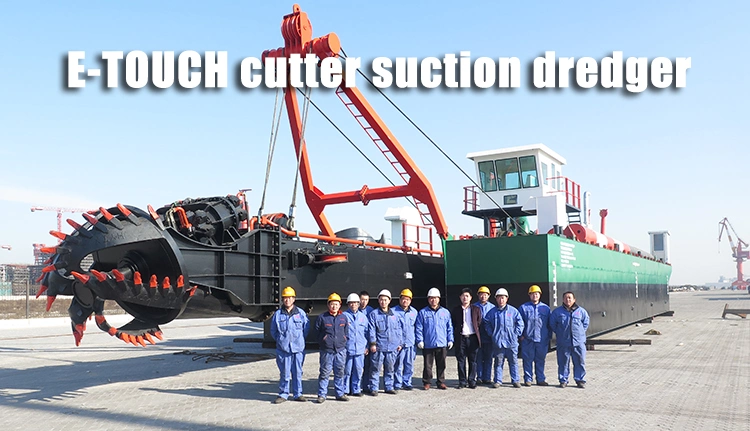 High Efficiency 6000m3/H CSD650 26inch Diesel Engine Cutter Suction Dredger for Canal Ports Dredging Machine